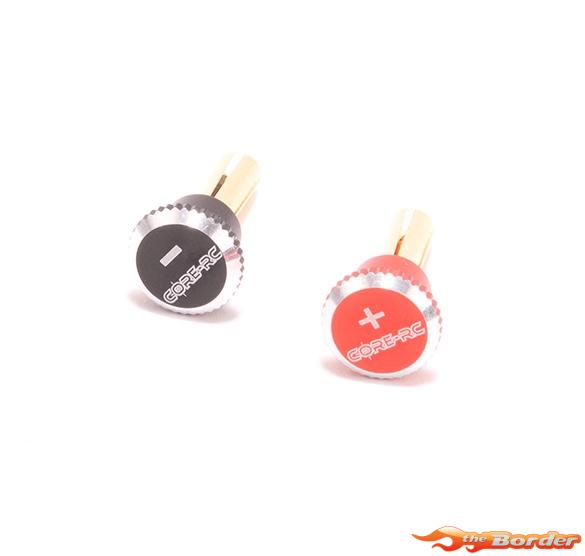 CoreRC Lockdown Heatsink Bullet Plug Grips 4mm CR900 - Afbeelding 3