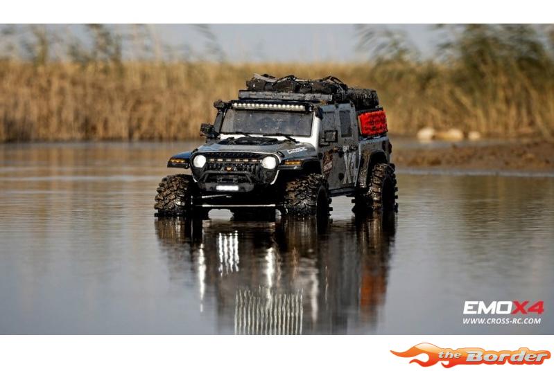 CrossRC Crawling kit - EMO X4 1/8 ARTR Kit Silvery 90100180 - Afbeelding 3