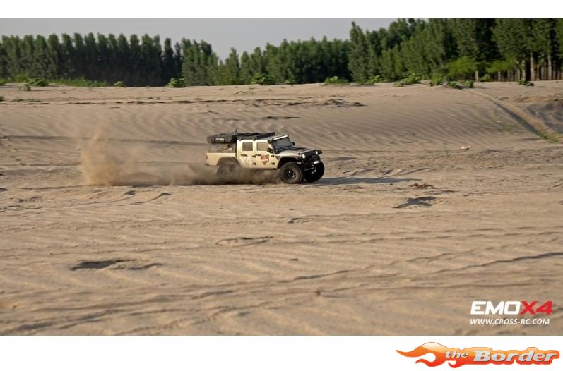 CrossRC Crawling kit - EMO X4 1/8 ARTR Kit Silvery 90100180 - Afbeelding 4