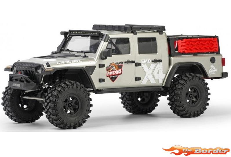CrossRC Crawling kit - EMOX4 1/8 RTR Brushless kit (Silver) 90100179