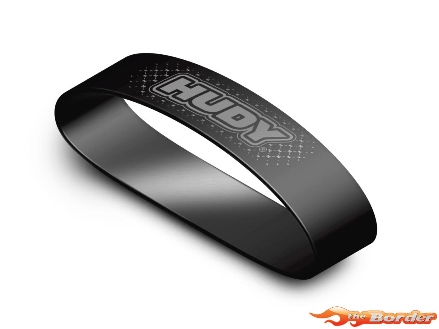 HUDY Tire Mounting Band Large Black (4pcs for 1/8) 105251-K