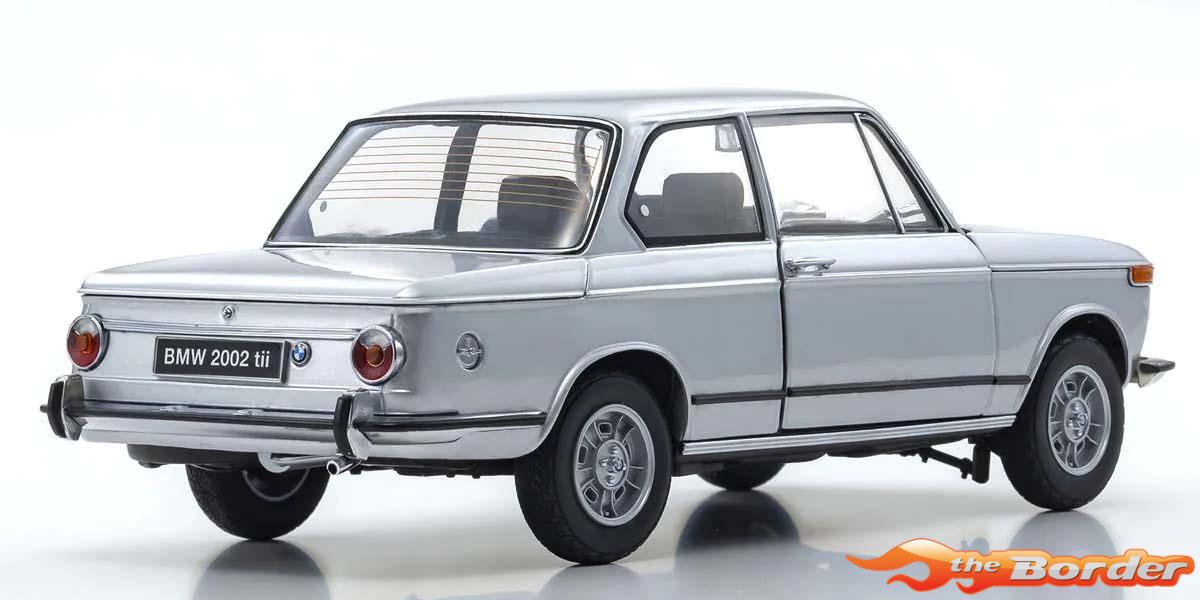 Kyosho 1:18 BMW 2002 Tii Silver 08543S - Afbeelding 4