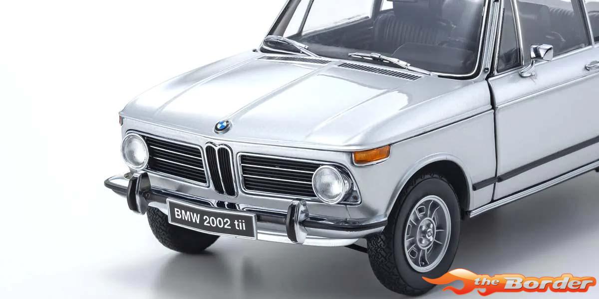 Kyosho 1:18 BMW 2002 Tii Silver 08543S - Afbeelding 5