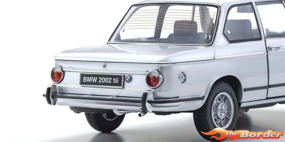 Kyosho 1:18 BMW 2002 Tii Silver 08543S - Afbeelding 6