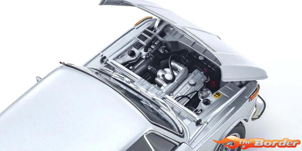 Kyosho 1:18 BMW 2002 Tii Silver 08543S - Afbeelding 7