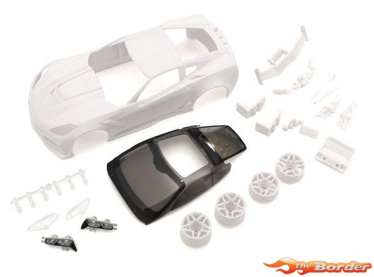 Kyosho Mini-Z Body Set Chevrolet Corvette ZR1 White Body MZN196