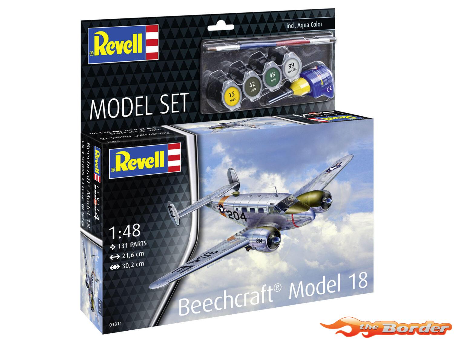 Revell Beechcraft Model 18 Modelbouwpakket met Verf 63811 - Afbeelding 6