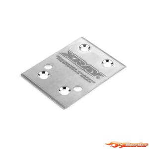 XRAY XB8/XB8E Stainless Steel Chassis Protector Rear 351236
