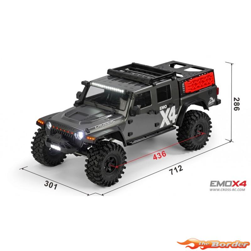 CrossRC Crawling kit - EMO X4 1/8 ARTR Kit Silvery 90100180 - Afbeelding 14