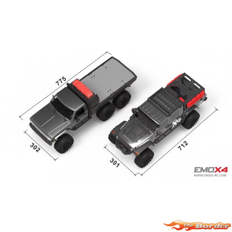 CrossRC Crawling kit - EMO X4 1/8 ARTR Kit Silvery 90100180 - Afbeelding 5