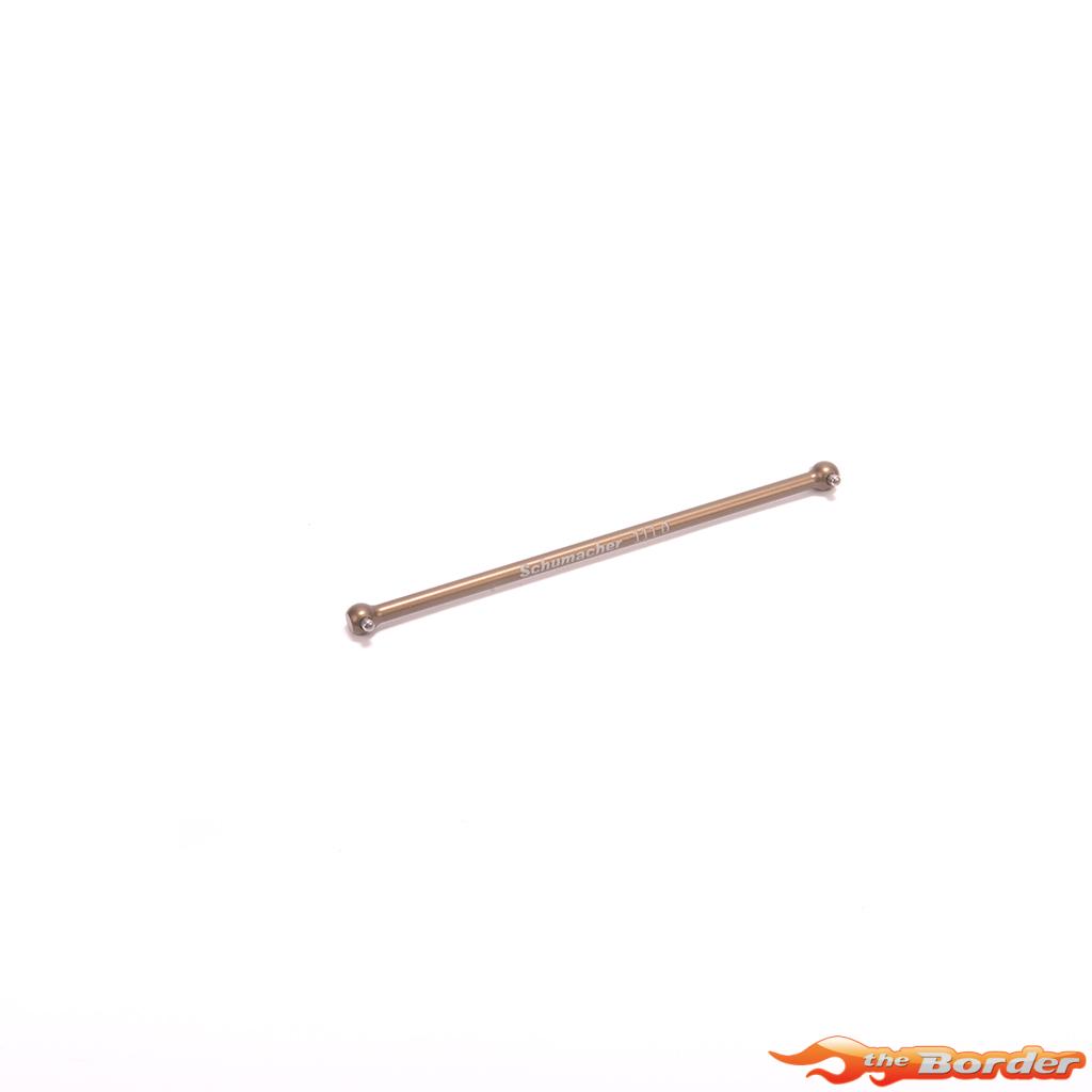 Schumacher Alloy Rear Centre Driveshaft (111mm) Diff - CAT PB U8897