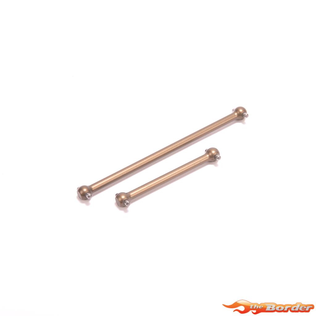 Schumacher Alloy Centre Driveshaft Set Slipper (2pcs)- CAT PB U9223
