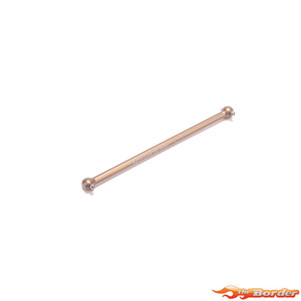 Schumacher Alloy Rear Centre Driveshaft (92mm) - FAB - CAT PB U9331