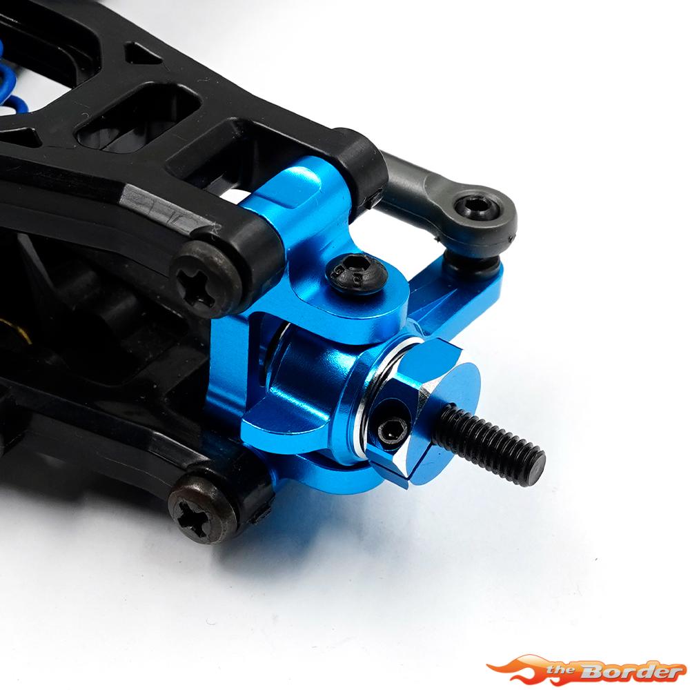 Yeah Racing Alum. Front Hex Upright Set for DT-02 DT-03 TADT-001BU - Afbeelding 3