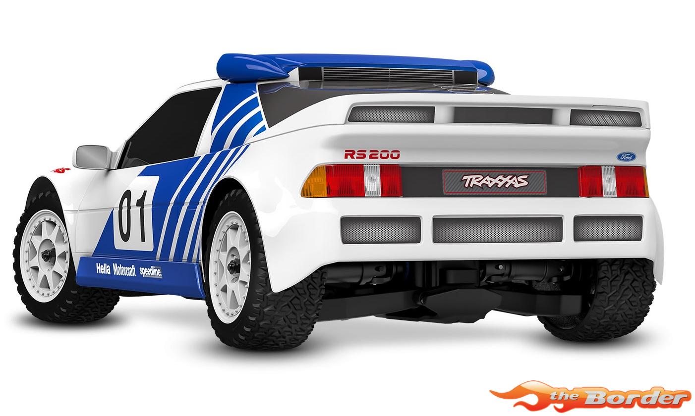 Traxxas Mini Rally VXL Ford RS200 (met accu & lader) 108046-1 - Afbeelding 4