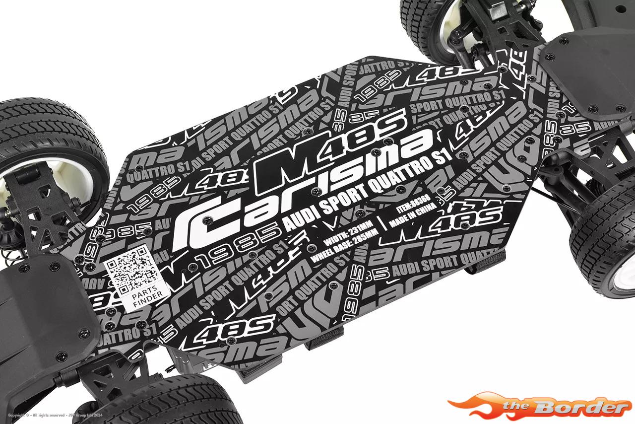 Carisma M48S Audi Sport Quattro S1 1985 Special Edition - 4WD Brushless - RTR - 1/8 Scale 91468 - Afbeelding 13
