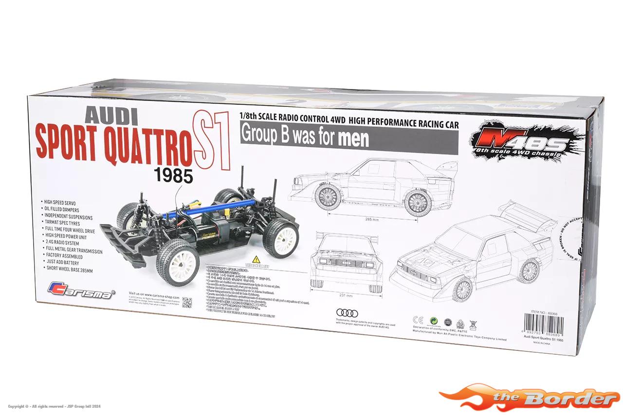Carisma M48S Audi Sport Quattro S1 1985 Special Edition - 4WD Brushless - RTR - 1/8 Scale 91468 - Afbeelding 11