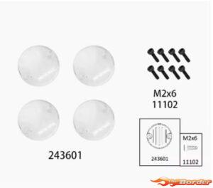 CrossRC 1/6 Front Bumper Light Cover (1 Set) 97401526