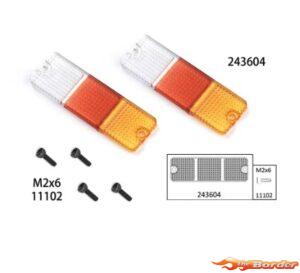 CrossRC 1/6 Rear Bumper Light Cover (1 Set) 97401527