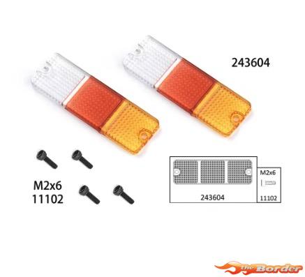 CrossRC 1/6 Rear Bumper Light Cover (1 Set) 97401527