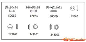 CrossRC 1/6 Shock Seal Kit 97401477