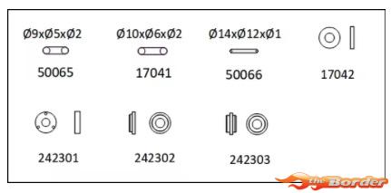 CrossRC 1/6 Shock Seal Kit 97401477