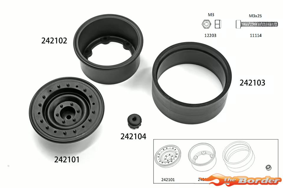 CrossRC 1/6 Wheel Rim (Single) 97401480