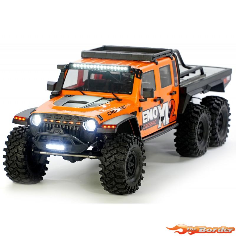CrossRC Crawling Kit - Emo XL2 1/8 775 Brushed RTR (Orange) 90100202