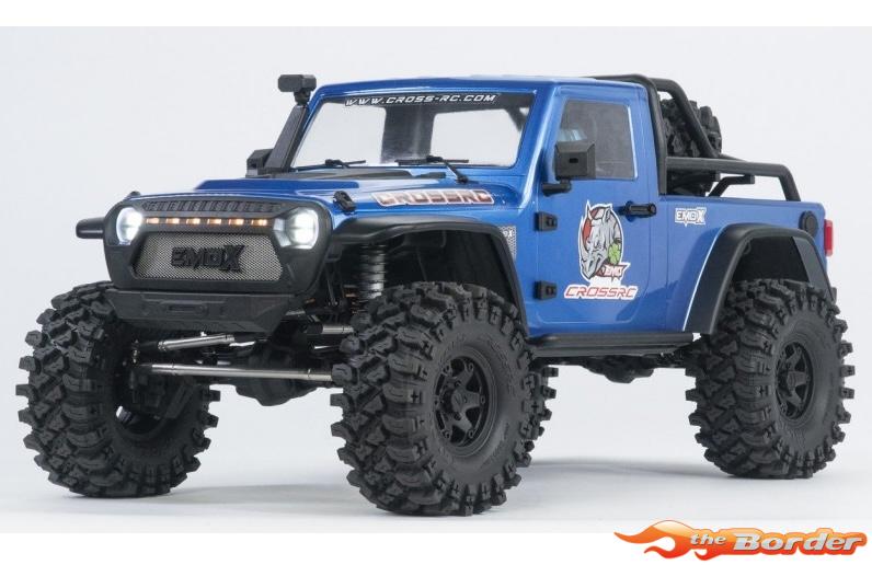 CrossRC Crawling Kit – EmoX1 1/8 ARTR Kit (Blue) 90100156