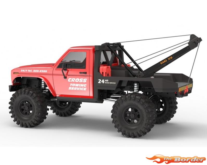 CrossRC Crawling Kit - EmoX3 1/8 RTR Brushless Kit (Metal Red) 90100170 - Afbeelding 10
