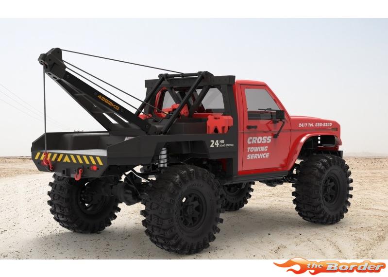 CrossRC Crawling Kit - EmoX3 1/8 RTR Brushless Kit (Metal Red) 90100170 - Afbeelding 9