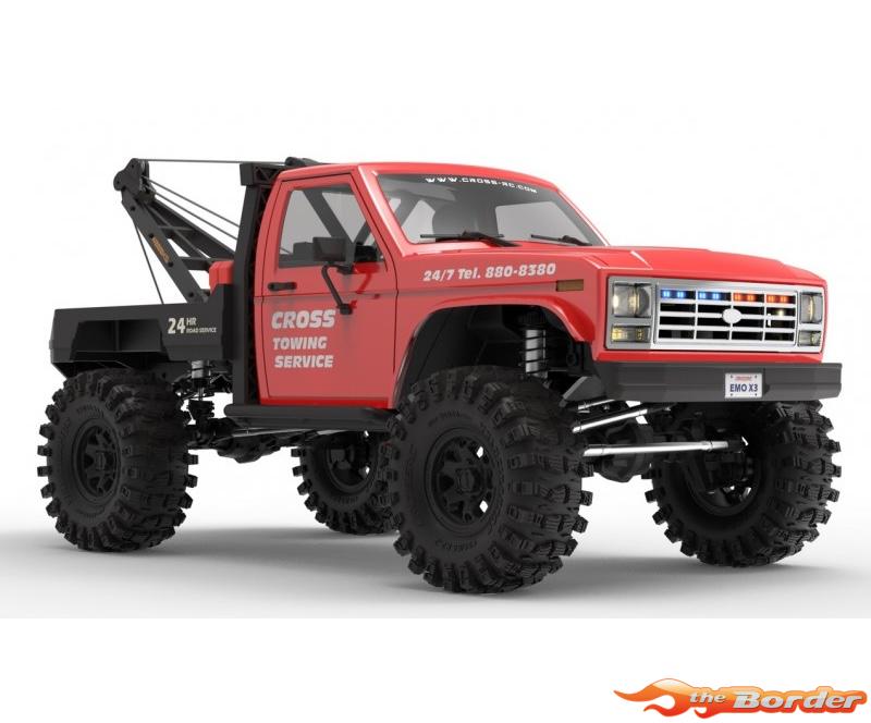 CrossRC Crawling Kit - EmoX3 1/8 RTR Brushless Kit (Metal Red) 90100170