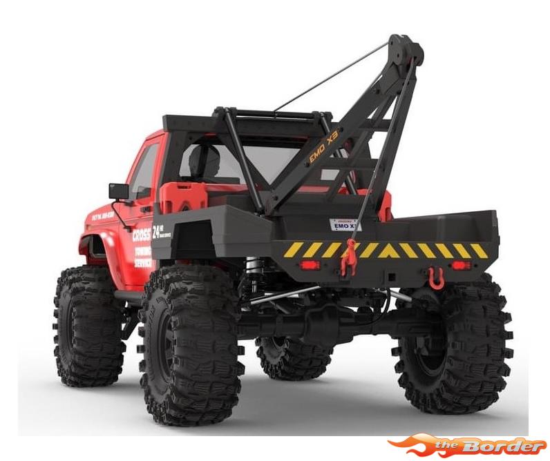 CrossRC Crawling Kit - EmoX3 1/8 RTR 775 Brushed Kit (Metal Red) 90100169