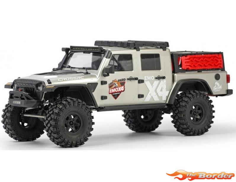 CrossRC Crawling Kit - EmoX4 1/8 RTR 775 Brushed Kit (Silvery) 90100178