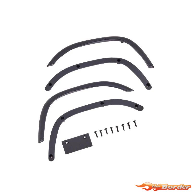 FMS 1/10 FCX10 Land Rover Serie 11042/61 Front Wheel Fender Flares and Plate FMSC9000