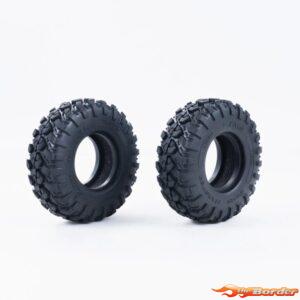 FMS FCX10 Range Rover/Defender Tires (25 Degrees 4.3", 1 Pair) FMSC3930