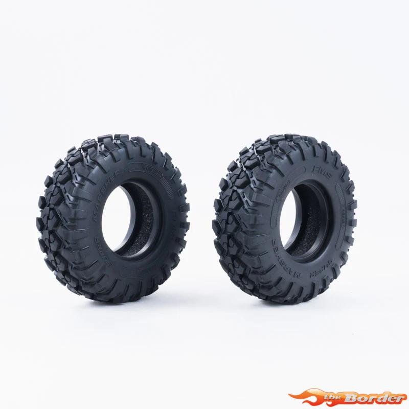 FMS FCX10 Range Rover/Defender Tires (25 Degrees 4.3", 1 Pair) FMSC3930