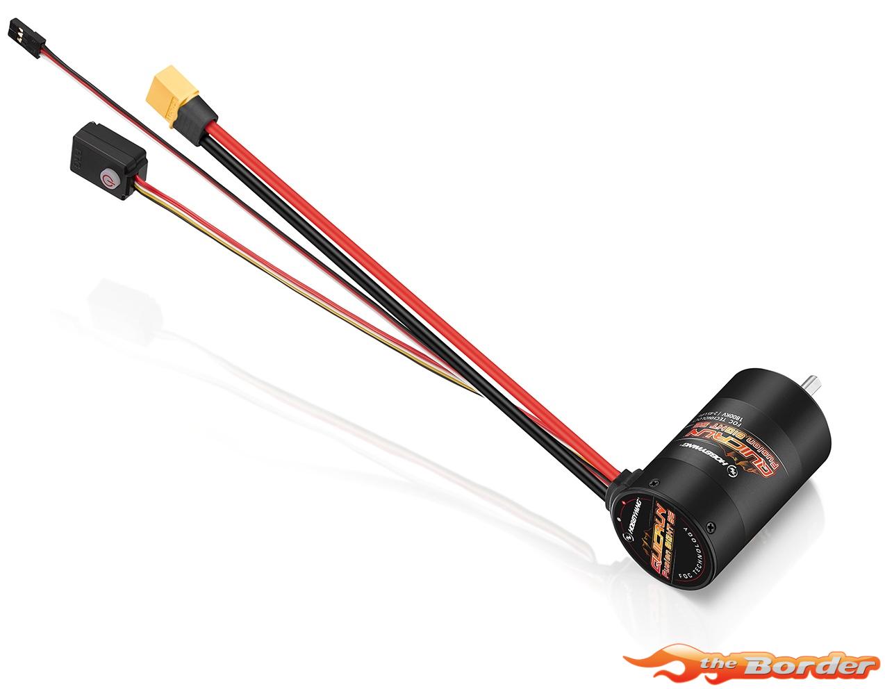 Hobbywing Quicrun Fusion 8ight SE for 1/8 Crawler 1800KV 30109100 - Afbeelding 3