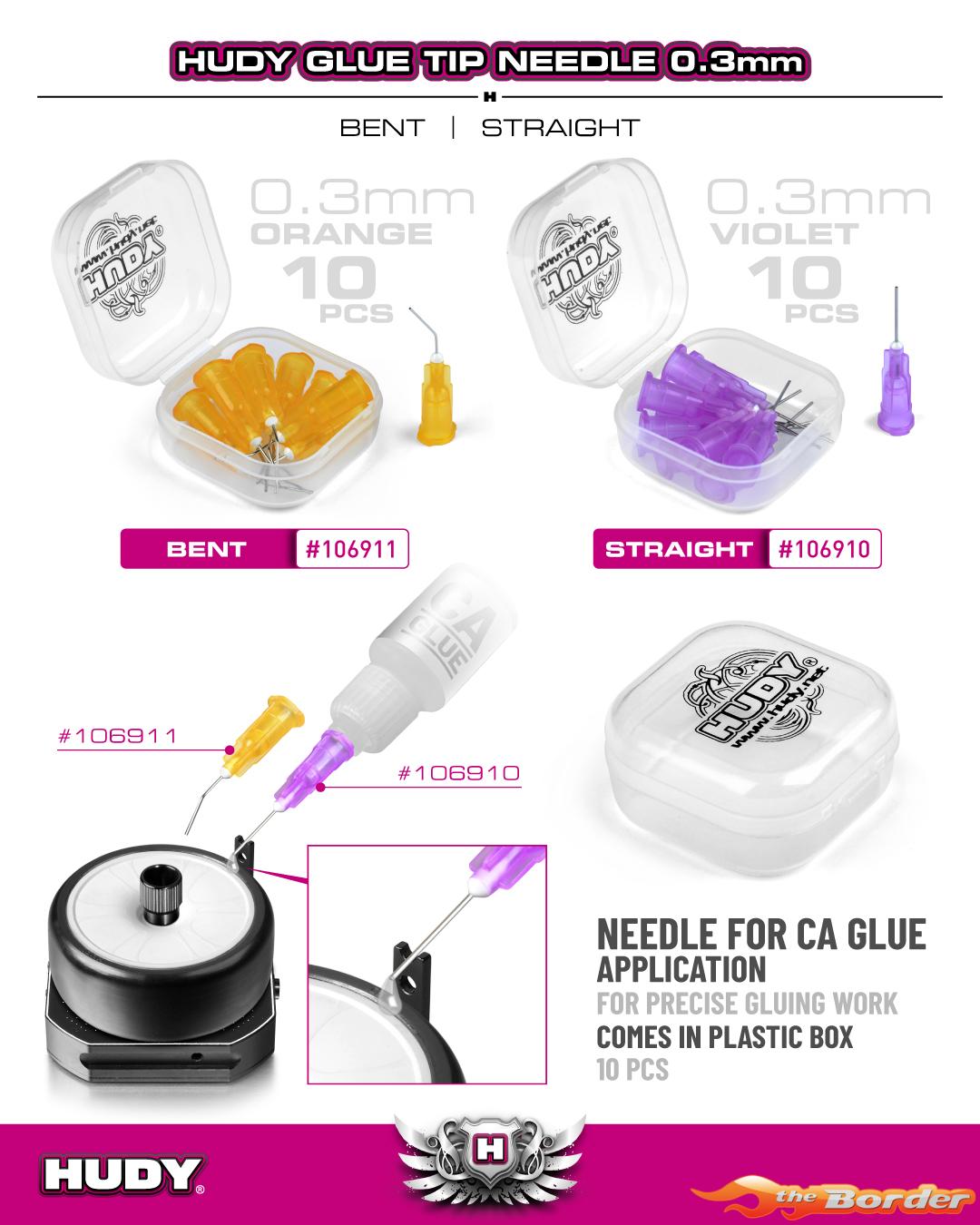 Hudy Glue Tip Needle 0.3mm - Bent (10) 106911 - Afbeelding 3
