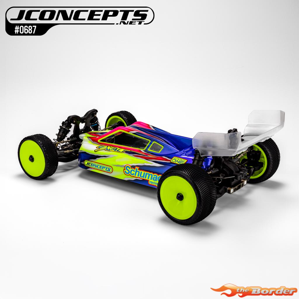 JConcepts P2 CAT PB Body w/ Carpet / Turf / Dirt Wing JC0687 - Afbeelding 3