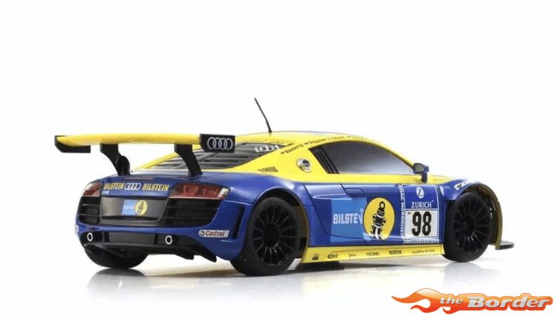 Kyosho Mini-Z Body Set Audi R8 LMS NBG2010 Bilstein MZP259BT - Afbeelding 3