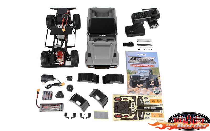 RC4WD Gelande II RTR w/Land Rover Defender D90 Hard Bodyset Grey RC4ZRTR0065