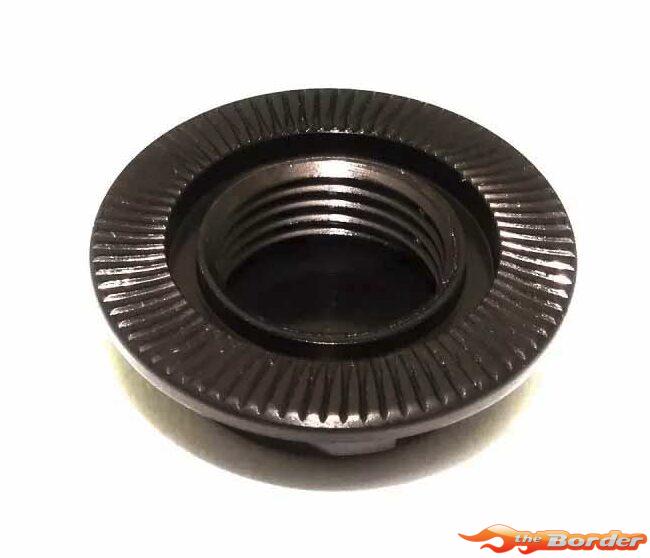 Kyosho Inferno 1/8 Serrated Closes Wheel Nut (4) Gun Metal IFW649GM - Afbeelding 3