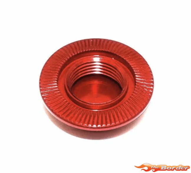 Kyosho Inferno 1/8 Serrated Closes Wheel Nut (4) Red IFW649R - Afbeelding 3
