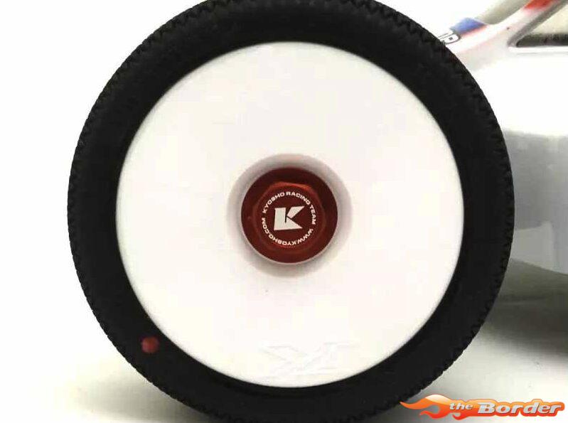 Kyosho Inferno 1/8 Serrated Closes Wheel Nut (4) Red IFW649R - Afbeelding 4