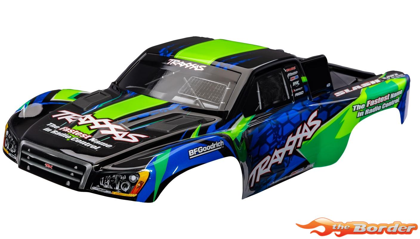 Traxxas Body Slash VXL Grn/Blue Clipless 6812-GRN
