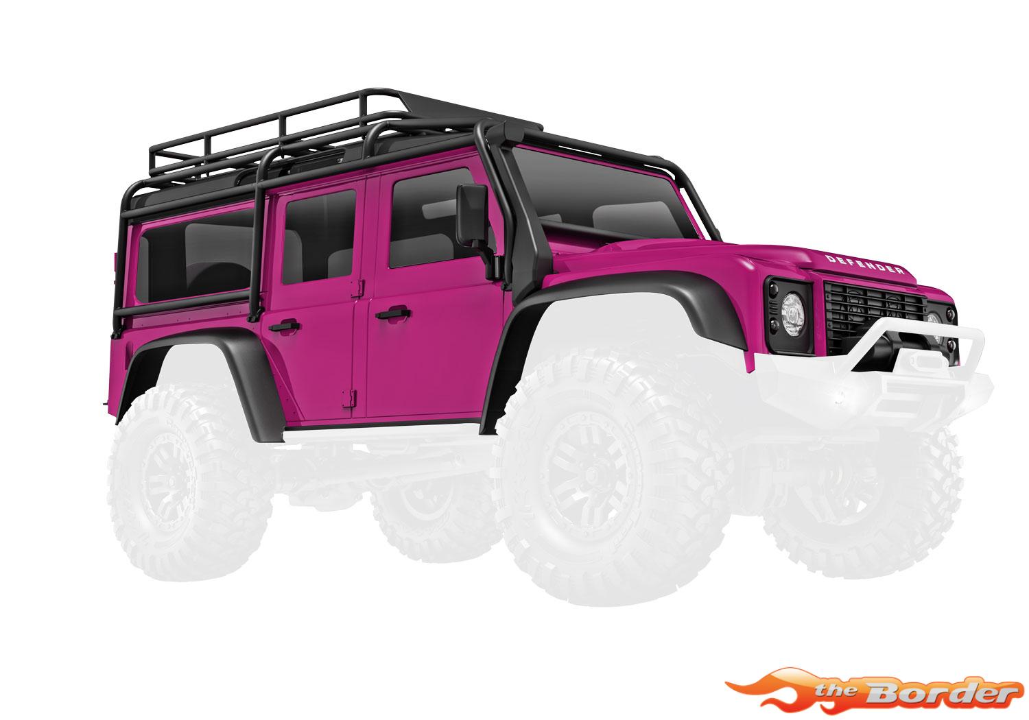 Traxxas TRX-4M Land Rover Defender Assembled Pink Body 9712-PINK
