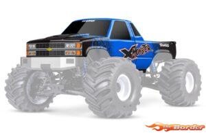 Traxxas X-Maxx MT Body Chevy K1500 Blue 7697-BLUE