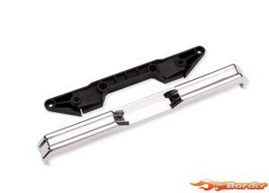 Traxxas X-Truck Bigfoot #8 4X4 Chrome Rear Bumper w/ Support 7687