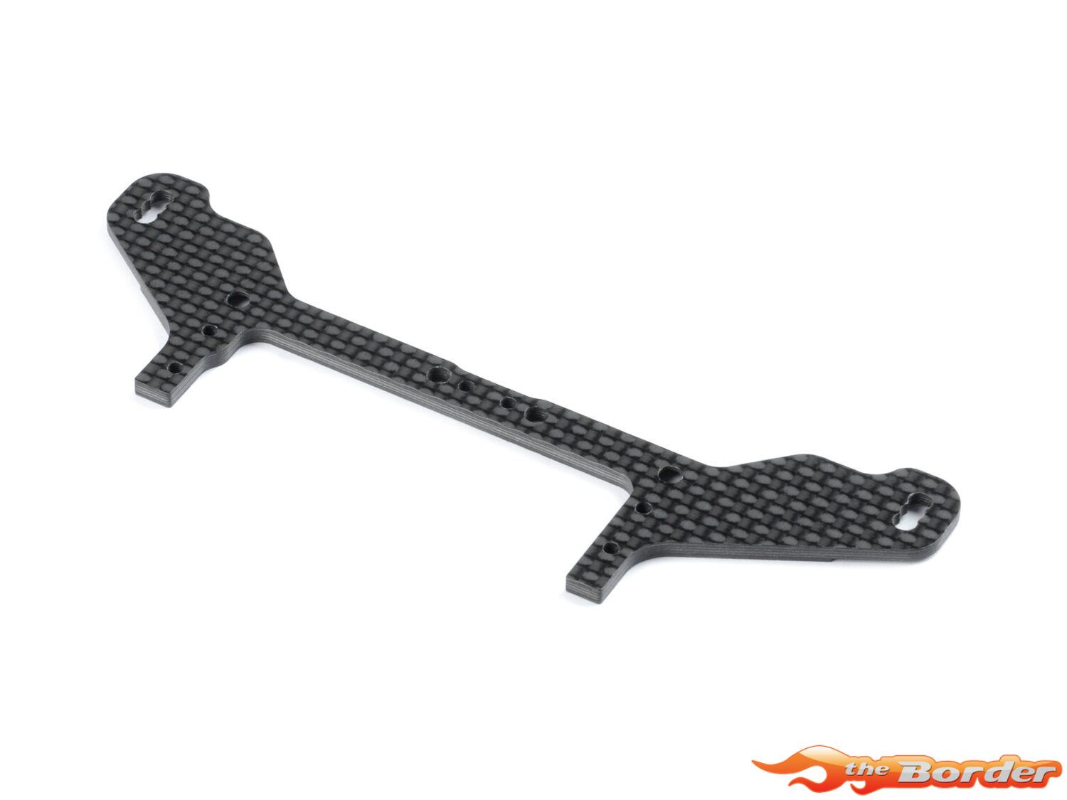 XRAY X12 Carbon Adjustable Rear Pod Lower Plate For 1-Piece Chassis - Front 371170